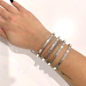 Jenny Bird Silver Chain Cuff